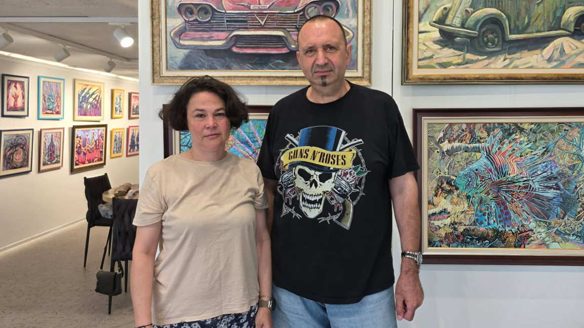 Изложба живопис на художниците Ирена Янк...